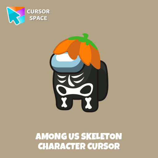 Among Us Skeleton Character cursor pointer cursor